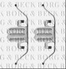 BORG & BECK BBK1290 Accessory Kit, disc brake pads